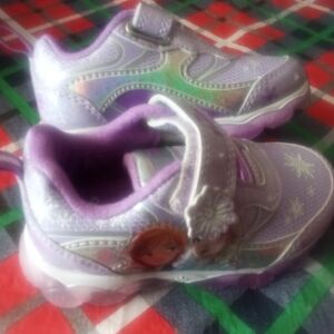 Disney Purple and Green Kids Sneakers